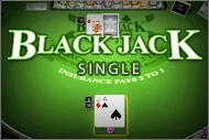 Black Jack Single играть онлайн