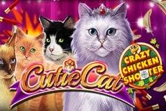 Cutie Cat Crazy Chicken Shooter играть онлайн